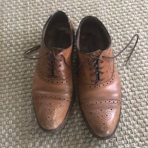 Aston Grey tan oxfords